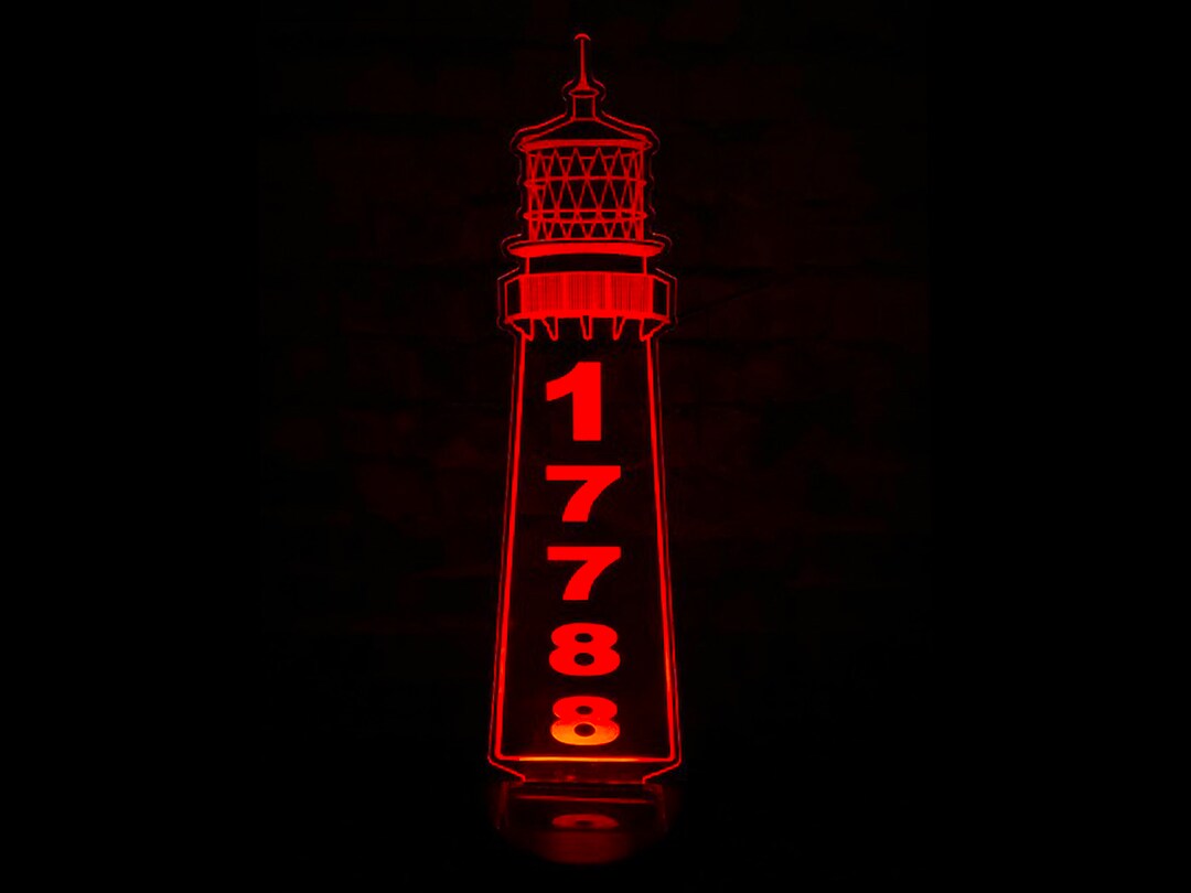 Personalized Solar Light House House Address