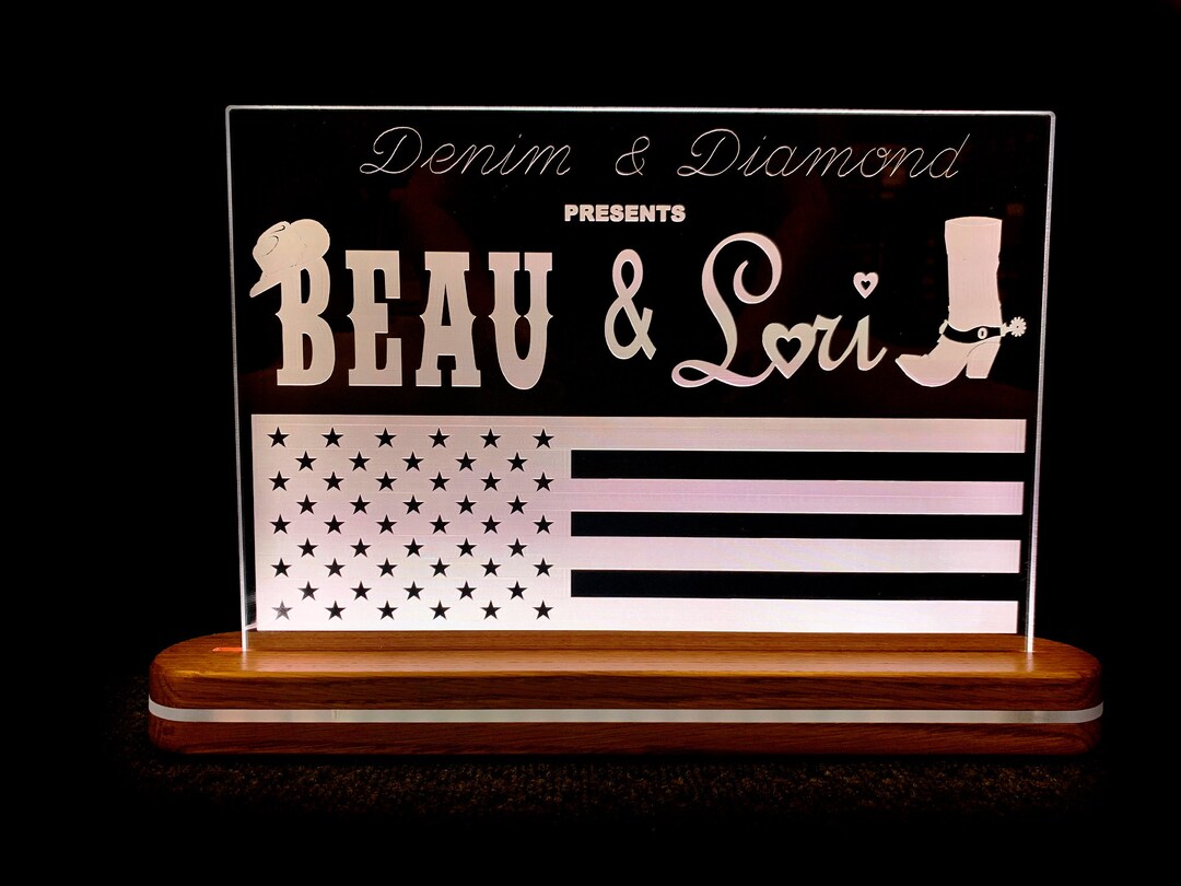 Custom Band Wrapped Sign Personalized LED Sign, Band Logo, Office Logo, Bar Sign, Custom Sign ...