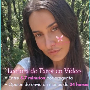MISMO DÍA Lectura de Tarot en vídeo, Lectura de Tarot Detallada