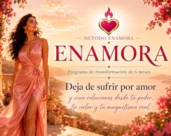 Método ENAMORA | Deja de sufrir por amor y atrae una relación sana, estable y con compromiso | Programa de 6 Meses