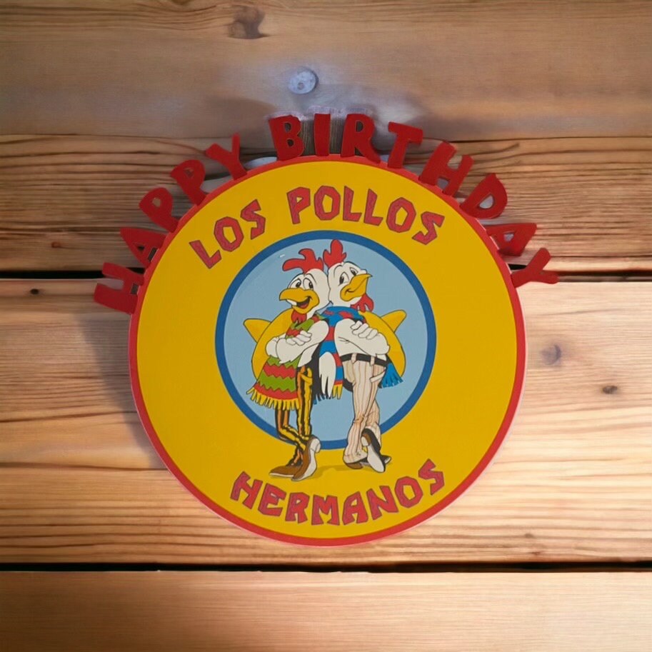 Los Pollos Hermanos Breaking Bad Cake Topper - Etsy