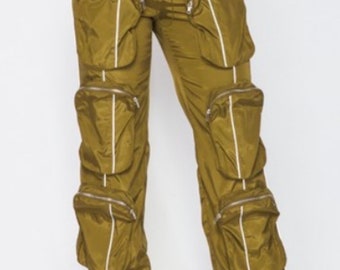 Jill Cargo Pants (Olive)