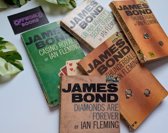 James Bond 007 Pan Books by Ian Fleming - many books available!