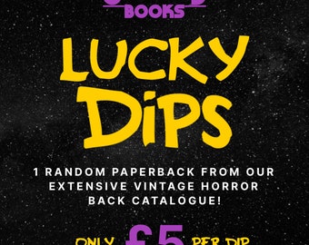 LUCKY DIP - 1 random vintage Horror paperback