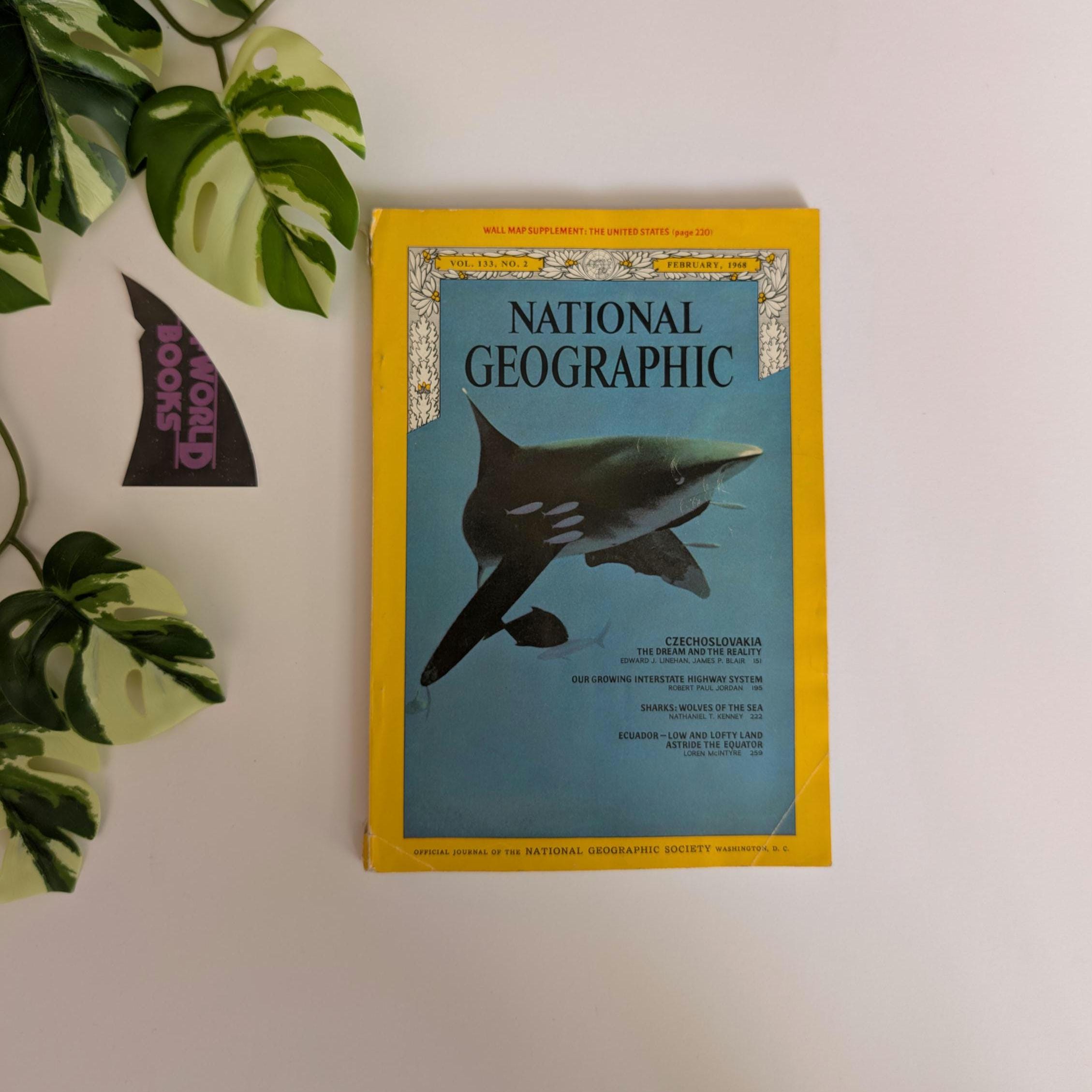 National Geographic - Vol 133 - February, 1968 - as Seen in Jaws