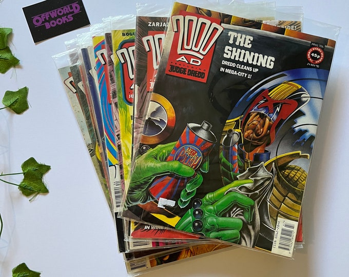 2000 AD Comics - 1990 - 1996 - Judge Dredd - Etsy UK