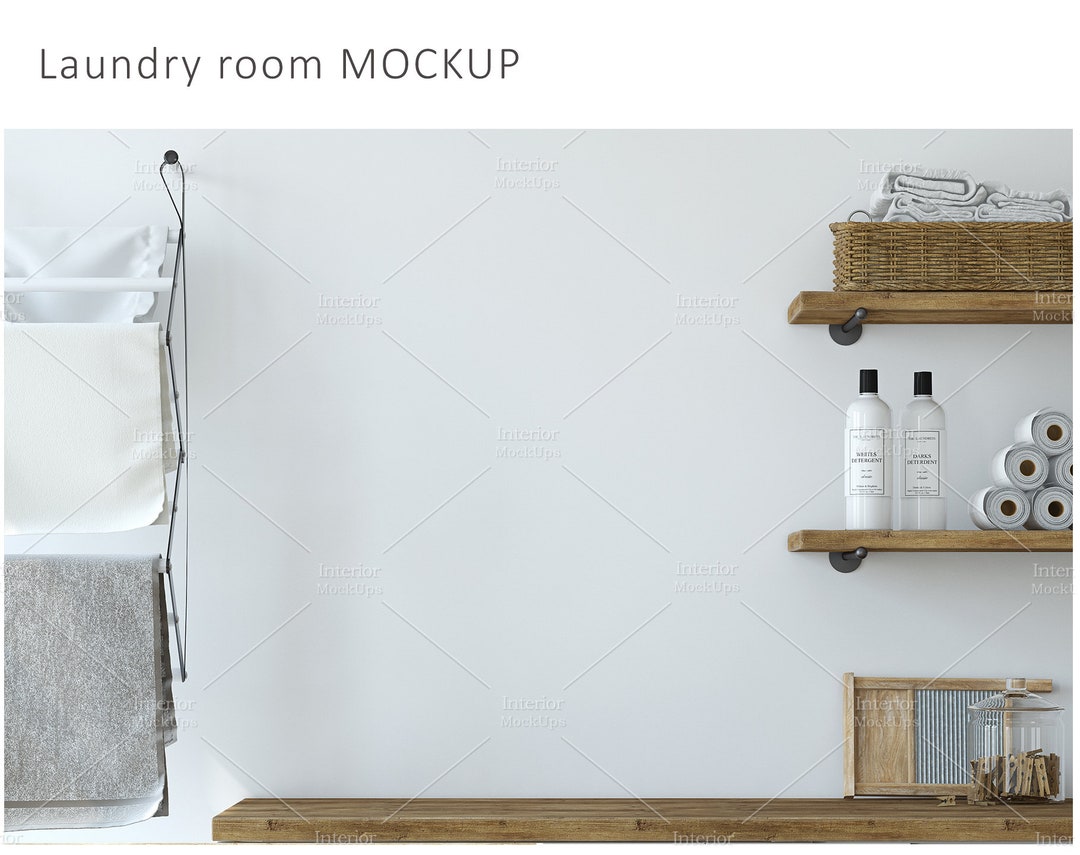 Laundry Room, Interior Mockup, Frame Mockup, - Etsy