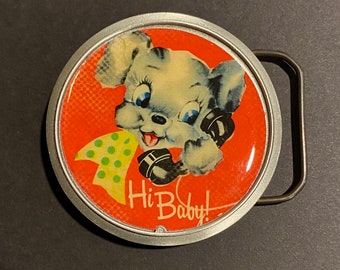 Puppy Belt Buckle by Retro A Go - Go
