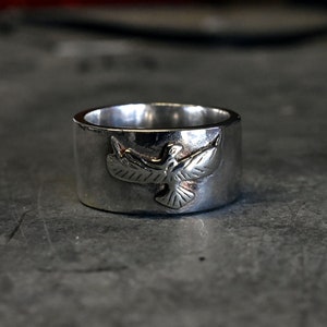 Sterling Adler Band Ring