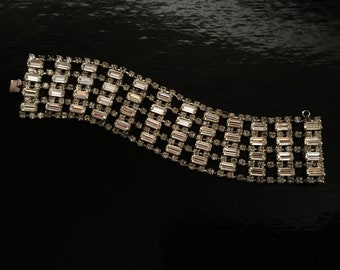 Vintage 1950's Rhinestone Bracelet