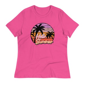 Hello Summer - Women&#39;s Relaxed T-Shirt
