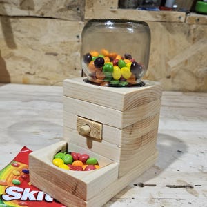 Candy Dispenser Woodworking Plans