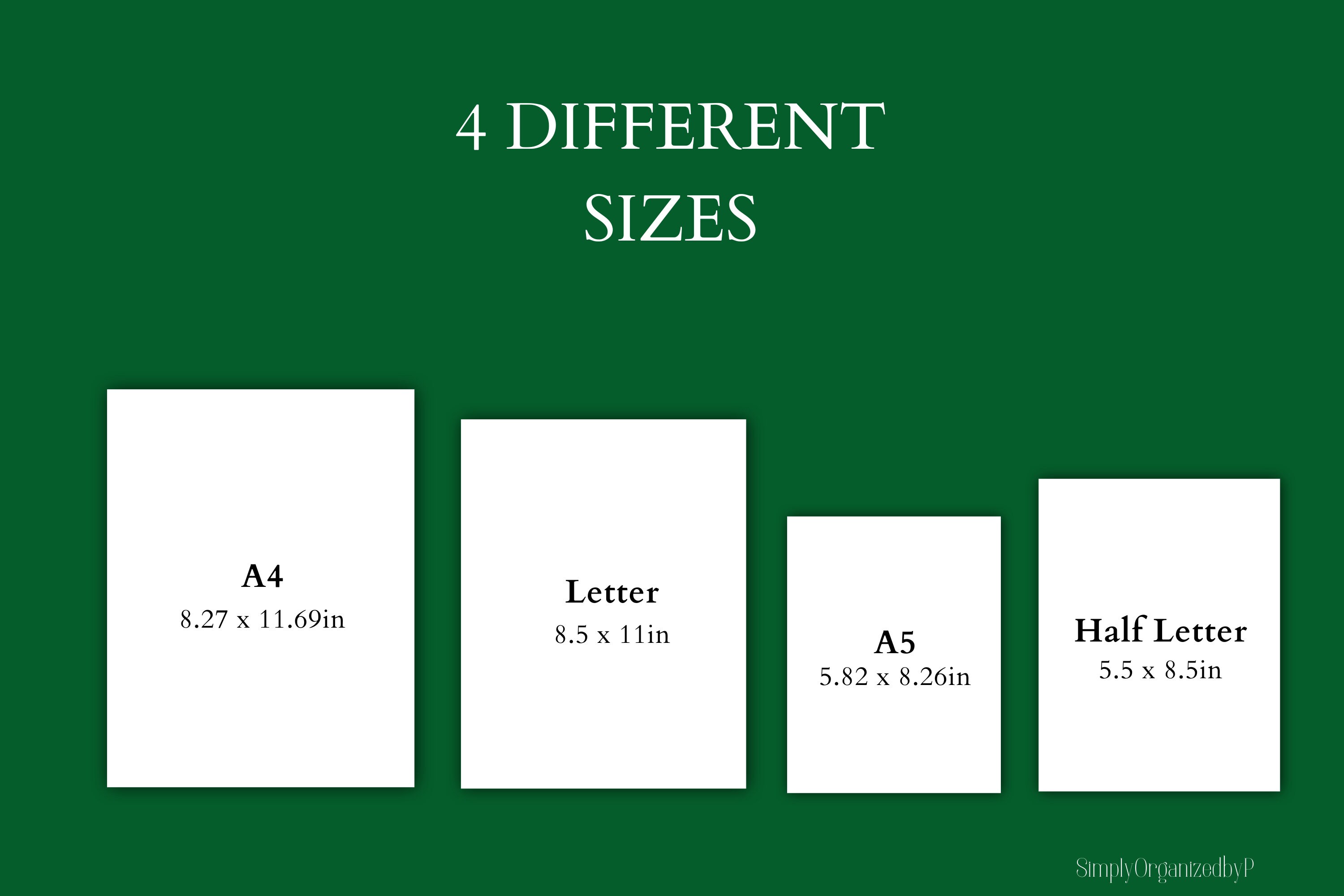 Personal Planner Bundle, Printable Daily, Weekly, Monthly Planner ...