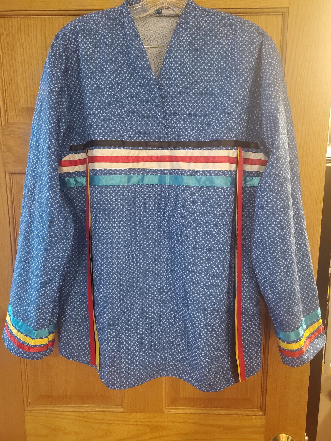 Men's Native American Ribbon Shirt Etsy