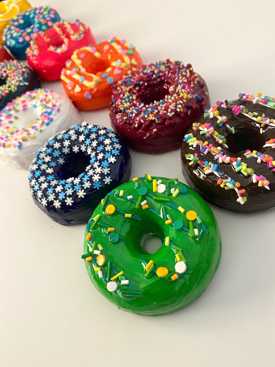 Design Your Own Donut Sculptures 3 Donuts Personalized Pop Etsy