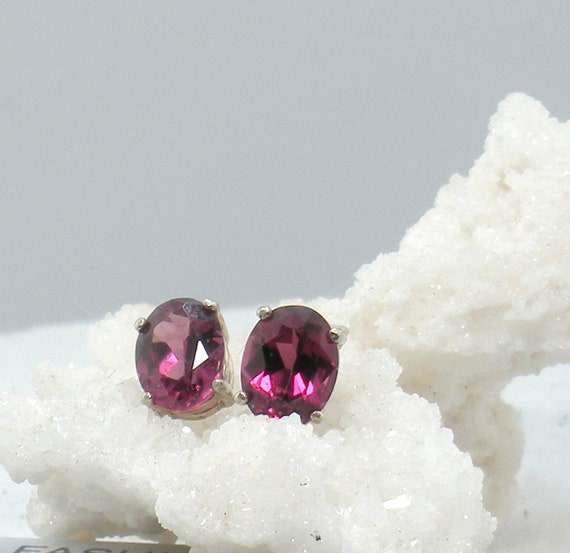 Garnet - red Garnet - Garnet Earrings - Garnet Da… - image 4