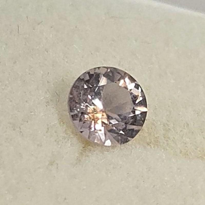 Faceted Montana Sapphire -  Light color Montana Sapphire - Montana Sapphire - .58 carats - Round Sapphire - 5 mm stones - A100-2