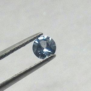 Faceted Montana Sapphire -  Nice blue Montana Sapphire - Montana Sapphire - Round Faceted Montana Sapphire - .57Ct Sapphire - 5mm - A99-2