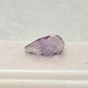 Faceted Amethyst Briolette -  Amethyst - Amethyst Briolette - Briolette - 15mm x 8mm - #A59-C