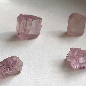 Pink Kunzite Rough, Lot of 4 stones, 54 TCW - #C16 image 4