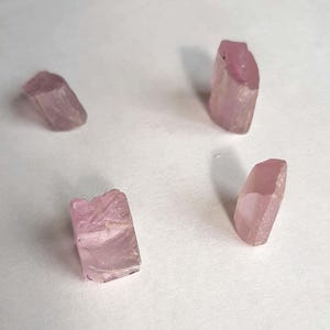 Pink Kunzite Rough, Lot of 4 stones, 54 TCW - #C16 image 6
