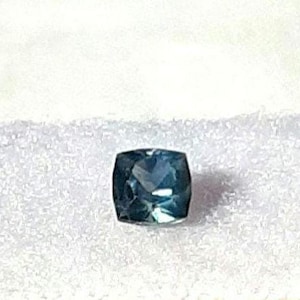 Faceted Montana Sapphire -  Bright Blue Montana Sapphire - Montana Sapphire - Princess cut Sapphire - .82Ct Sapphire - 4.75 mm - B57
