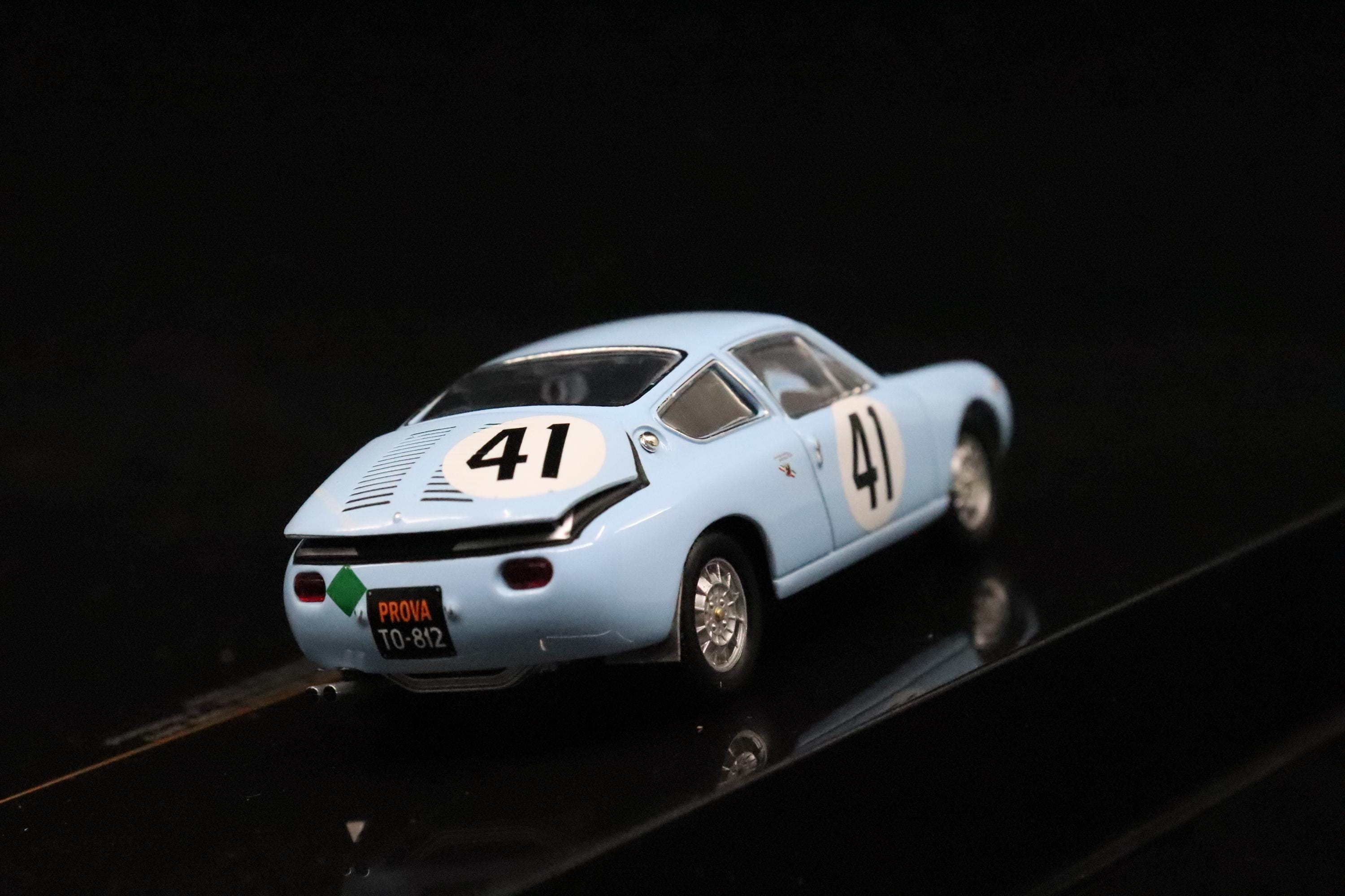 Maquette Simca Abarth 1300 #43 Le Mans 1962 - Échelle 1/43 Par IXO