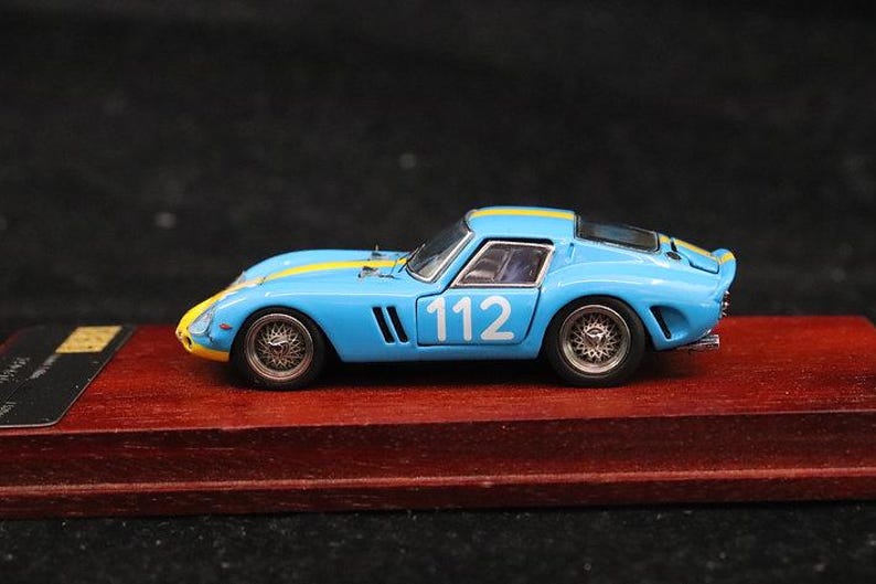 New PGM Model 1:64 Ferrari 250 GTO Blue Yellow PGM #112 - Etsy