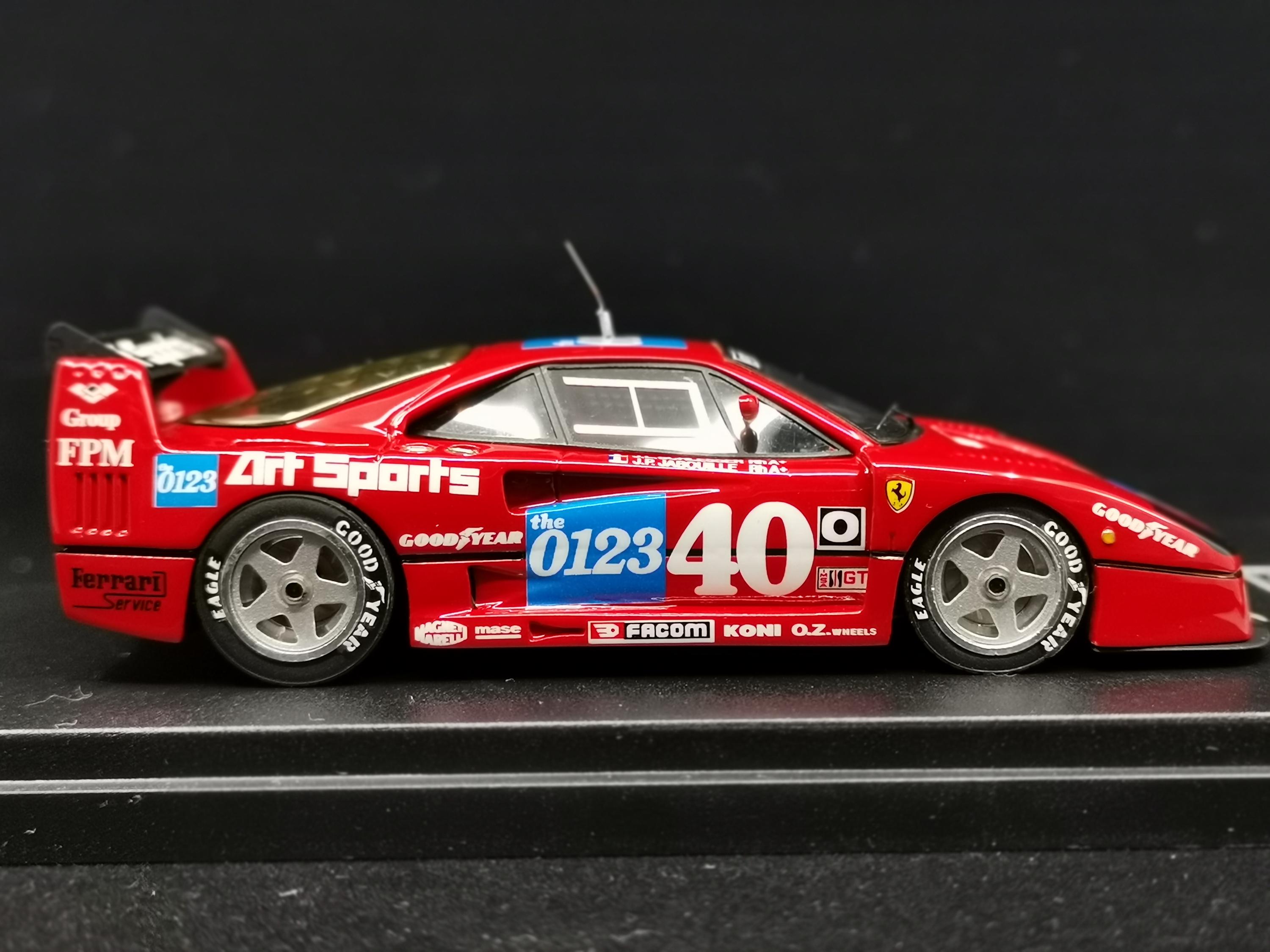 新しい BBR モデル 1:43 フェラーリ F40 IMSA 1990 J ジャブイユ Romu