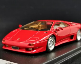 1990 Lamborghini Diablo (red) | 1:18 Bburago Diecast Car - Etsy