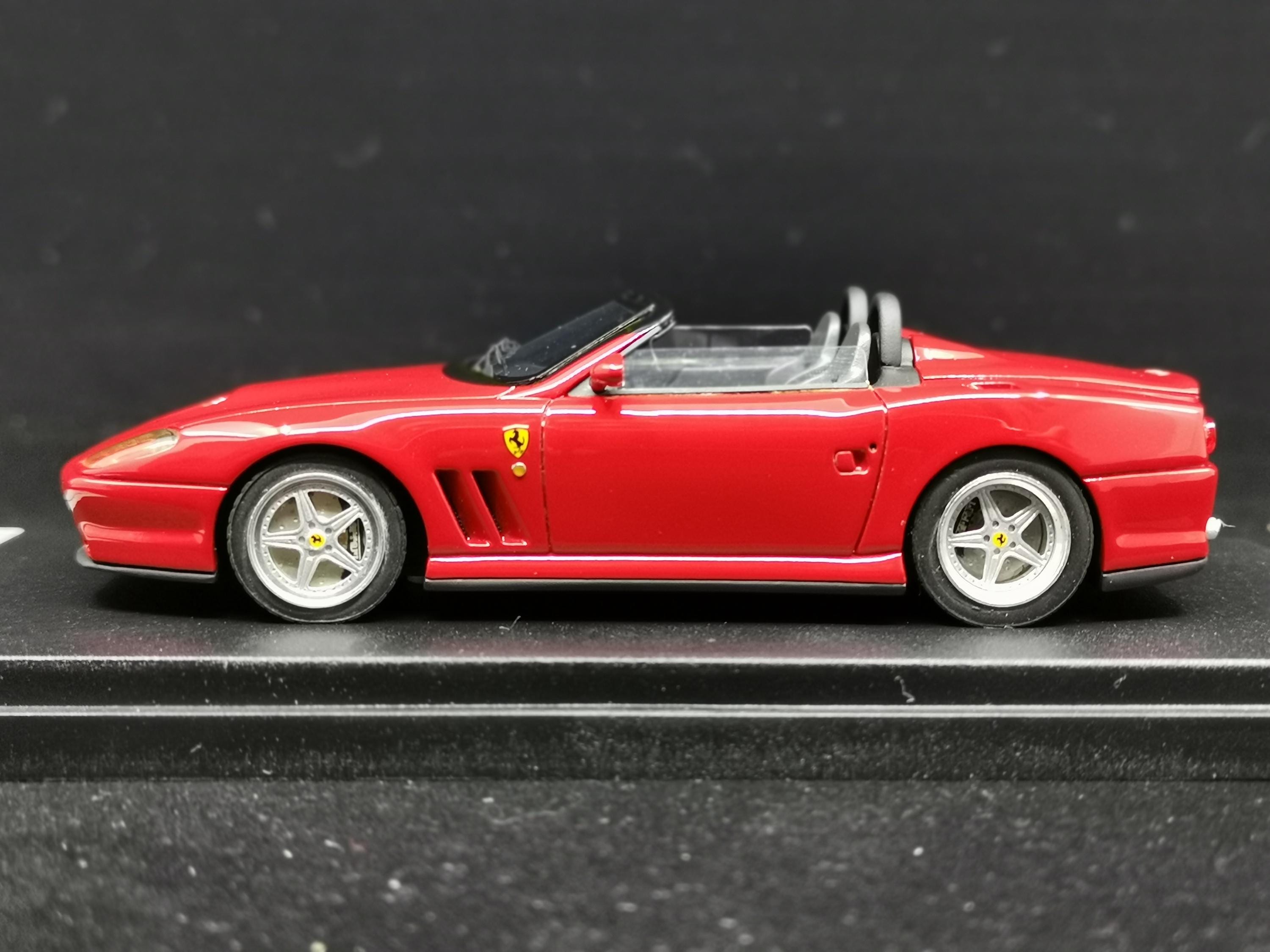 New BBR Model 1:43 Ferrari 550 Barchetta Fininfarina 2000 Red