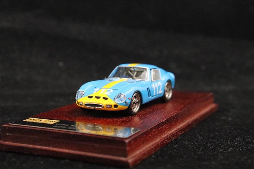 New PGM Model 1:64 Ferrari 250 GTO Blue Yellow PGM #112 - Etsy