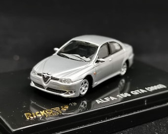 New Ricko Model 1:87 Alfa 156 GTA (2002) Silver 38839 - Etsy