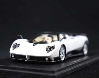 スパーク　1/43 パガーニ　ゾンダF スパイダー　ゾンダ Second Hand Spark Model 1:43 Pagani Zonda F Spyder 2006 White