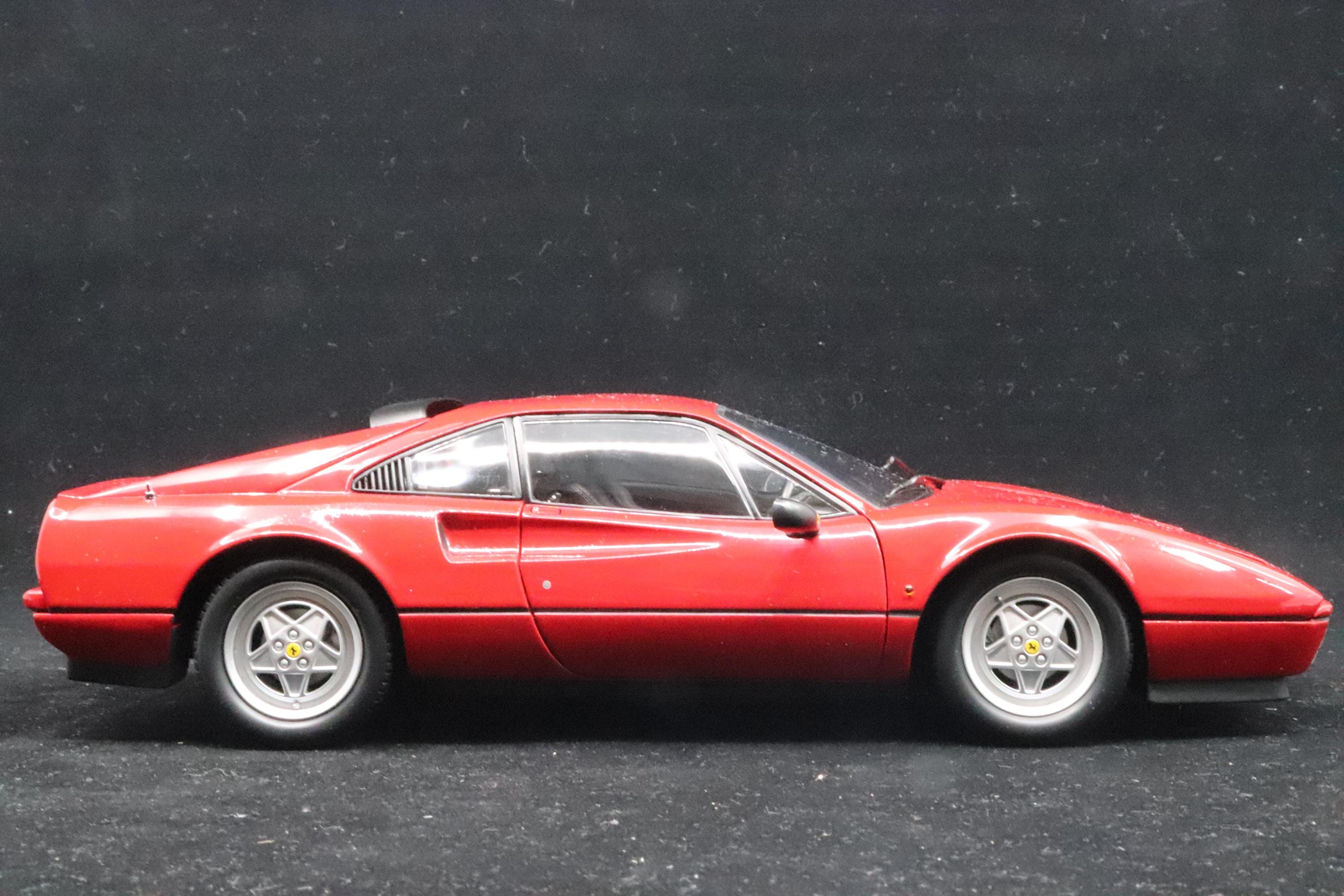 Modèle Réduit Ferrari 328 GTB 1988 - 1/18, Kyosho, Rouge, Occasion
