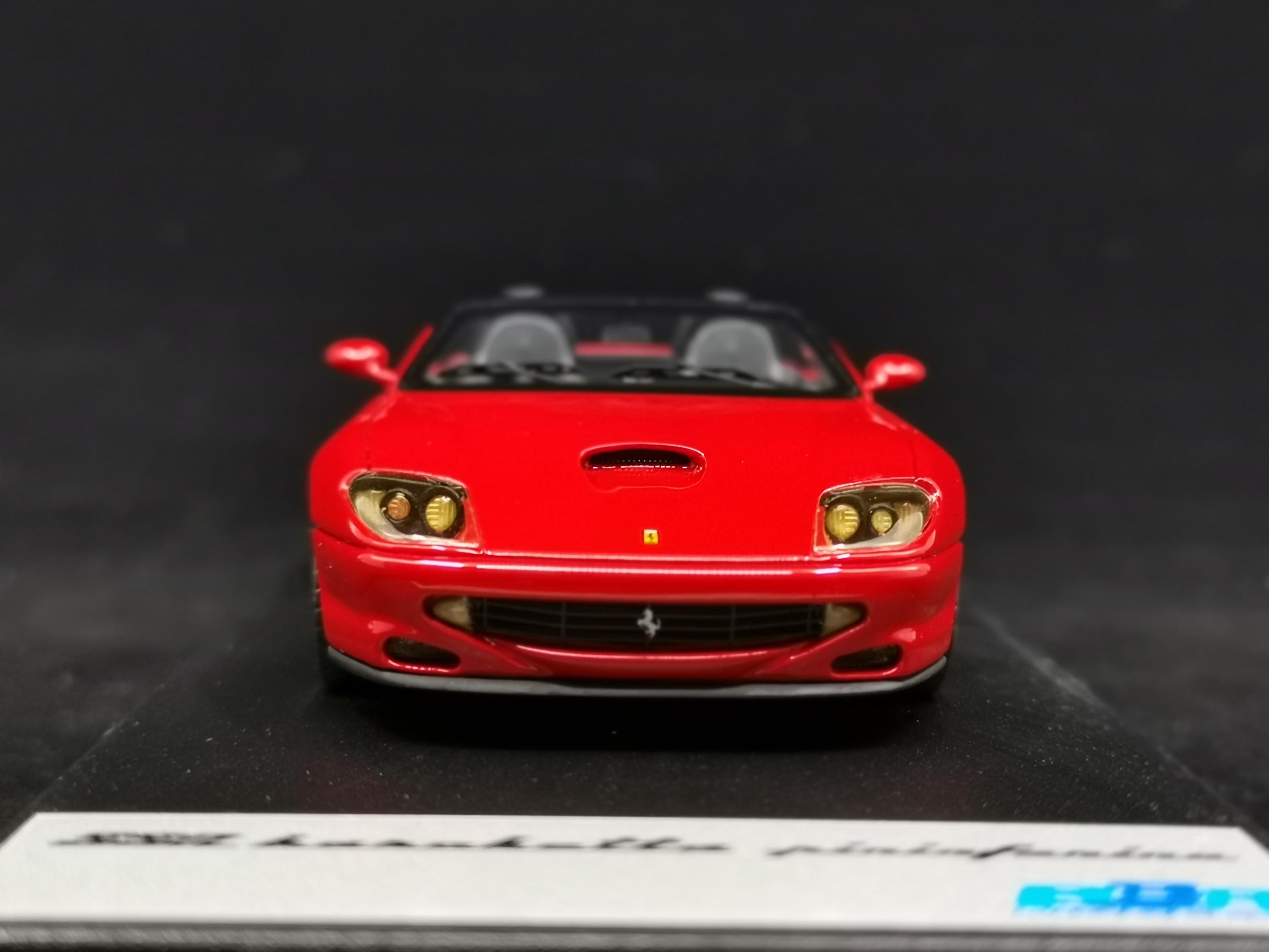 New BBR Model 1:43 Ferrari 550 Barchetta Fininfarina 2000 Red
