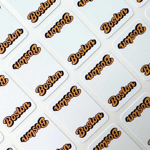 Boston Sports Laptop Stickers Etsy