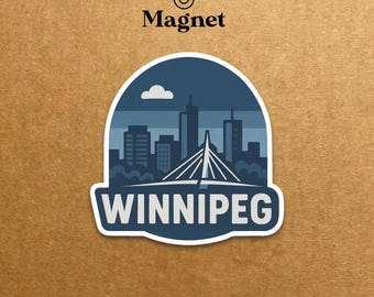 Winnipeg Travel Magnet - Decorative Fridge Magnet