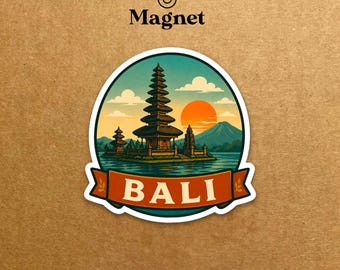 Bali Travel Magnet - Decorative Fridge Magnet