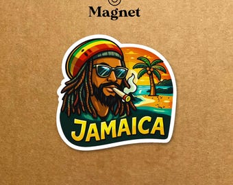 Jamaica reismagneet - decoratieve koelkastmagneet