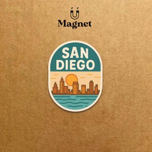 Calamita di San Diego / Calamita da viaggio / Calamita da frigorifero