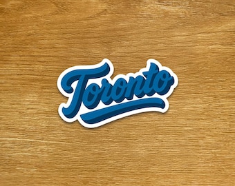 Toronto Travel Sticker - Matte Vinyl Die Cut Sticker