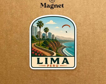 Peru Lima Travel Magnet - Decorative Fridge Magnet