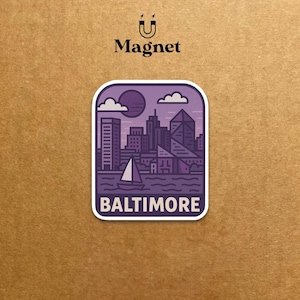 Baltimore Magnet | Travel Magnet | Fridge Magnet
