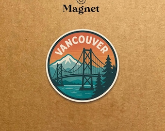 Vancouver-reismagneet - decoratieve koelkastmagneet