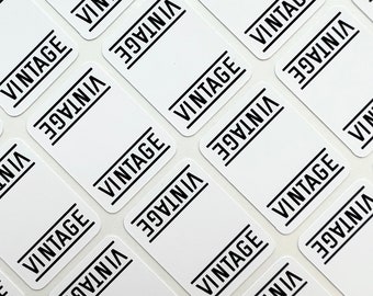 Sports Cards Vintage Stickers (WIDE) For One Touch Magnetic Case And Top Loaders Labels