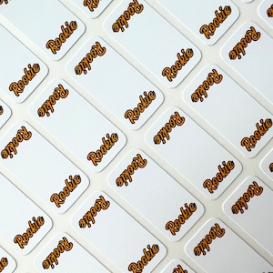 Autocollants pour cartes de sport - 35 points à chargement par le dessus ou autocollants à une touche - Rookie / Baseball, Hockey, Football, Basketball