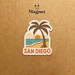 Calamita di San Diego / Calamita da viaggio / Calamita da frigorifero