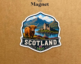 Scotland Travel Magnet - Decorative Fridge Magnet