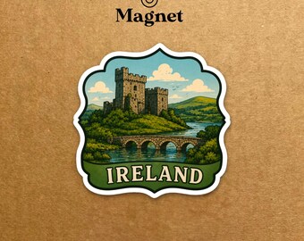 Ireland Travel Magnet - Decorative Fridge Magnet